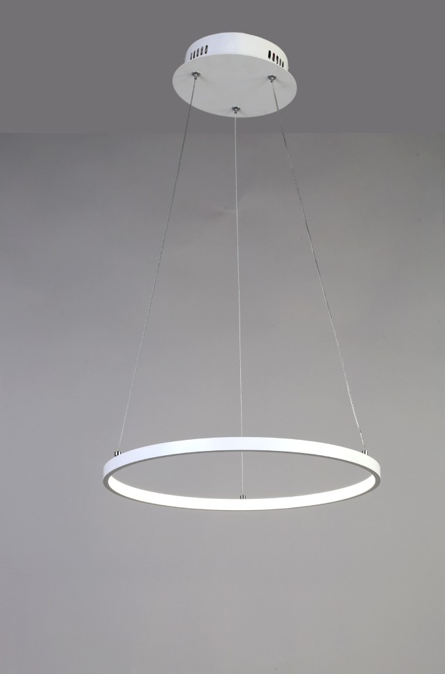 1765-4P FAVOURITE белый подвесной светодиодный светильник Кольцо Giro, 22W, 4000K, 990Lm, диаметр 40см