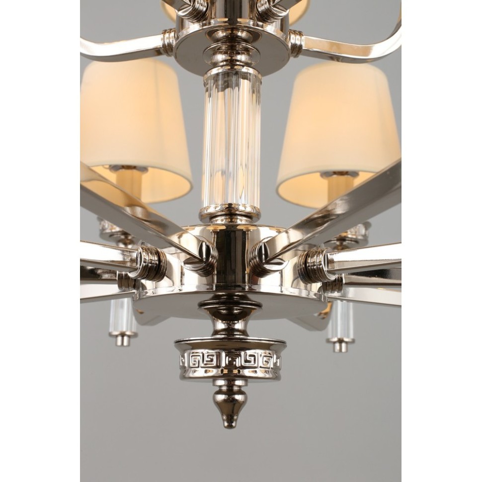 APL.716.03.15 APLOYT Подвесная двухярусная люстра Patricia, хром, E14*15*40W