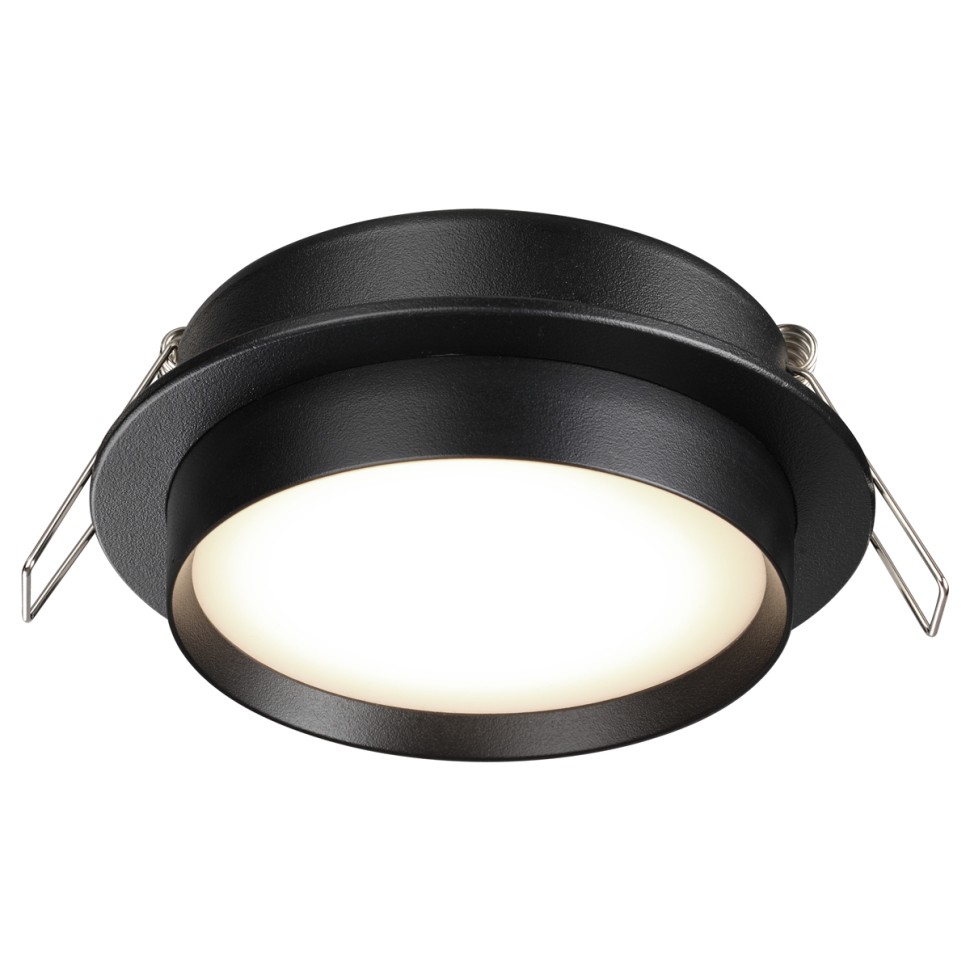 371032 NOVOTECH WIR черный встраиваемый светильник LIRIO, IP20, GX53*1*12W