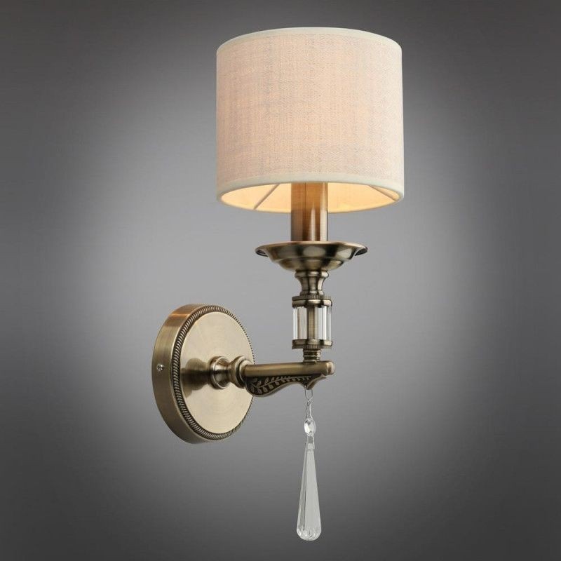 OML-64301-01 OMNILUX бра Rovigo, бронза, белый