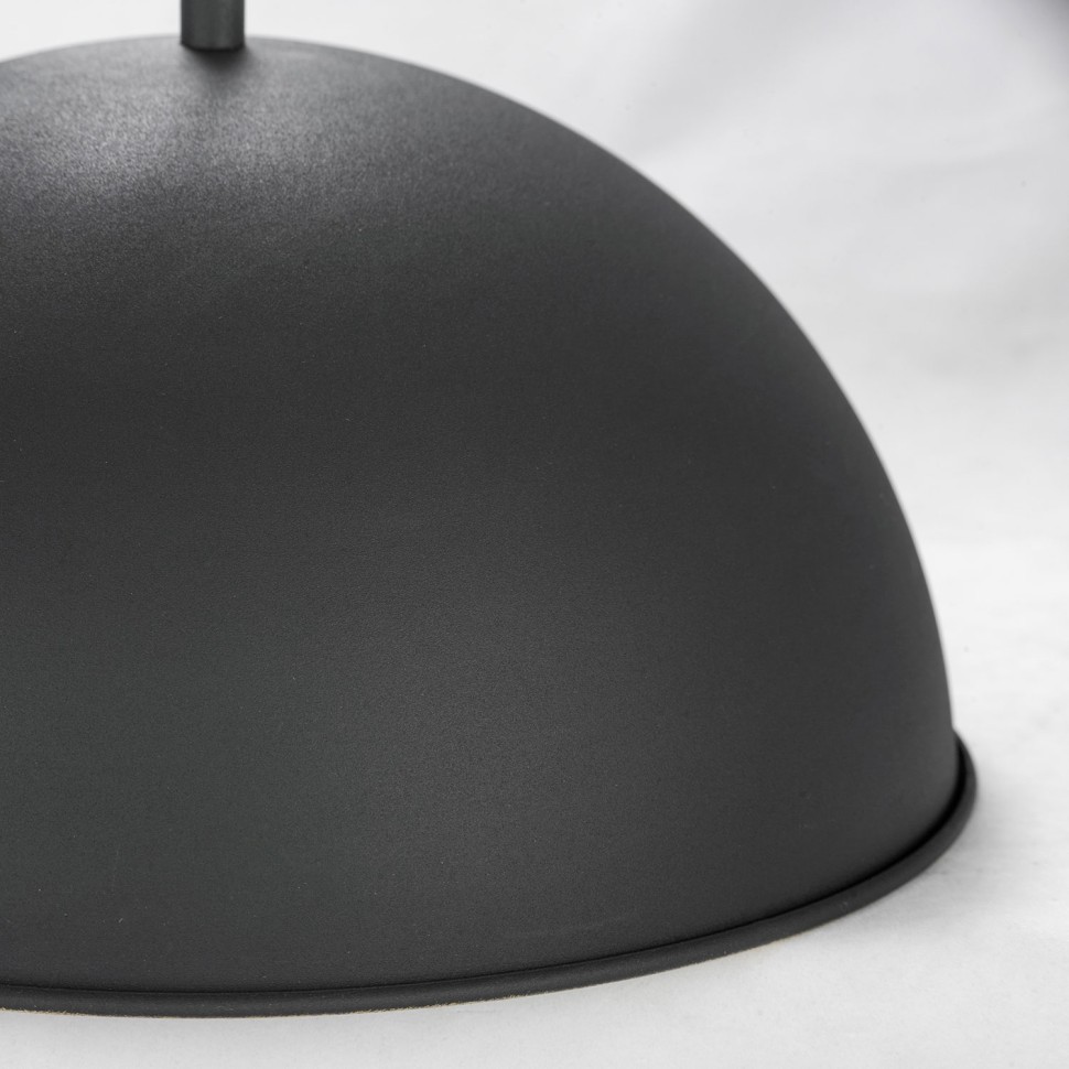 LSP-8573 LUSSOLE черный подвесной светильник Loft, Е27*1*60W, диаметр 30см.