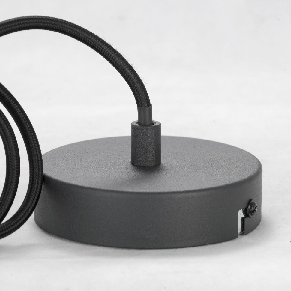 LSP-8573 LUSSOLE черный подвесной светильник Loft, Е27*1*60W, диаметр 30см.