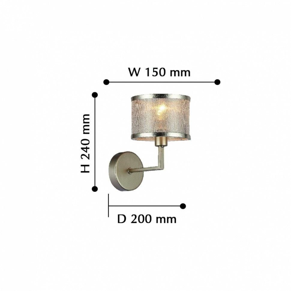 2487-1W F-Promo бра Bonbon