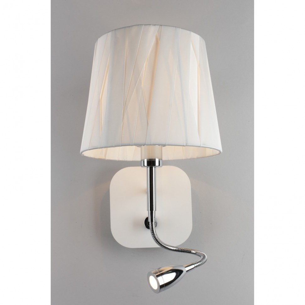 OML-62501-02 OMNILUX Correto белое бра с LED подсветкой и выключателем