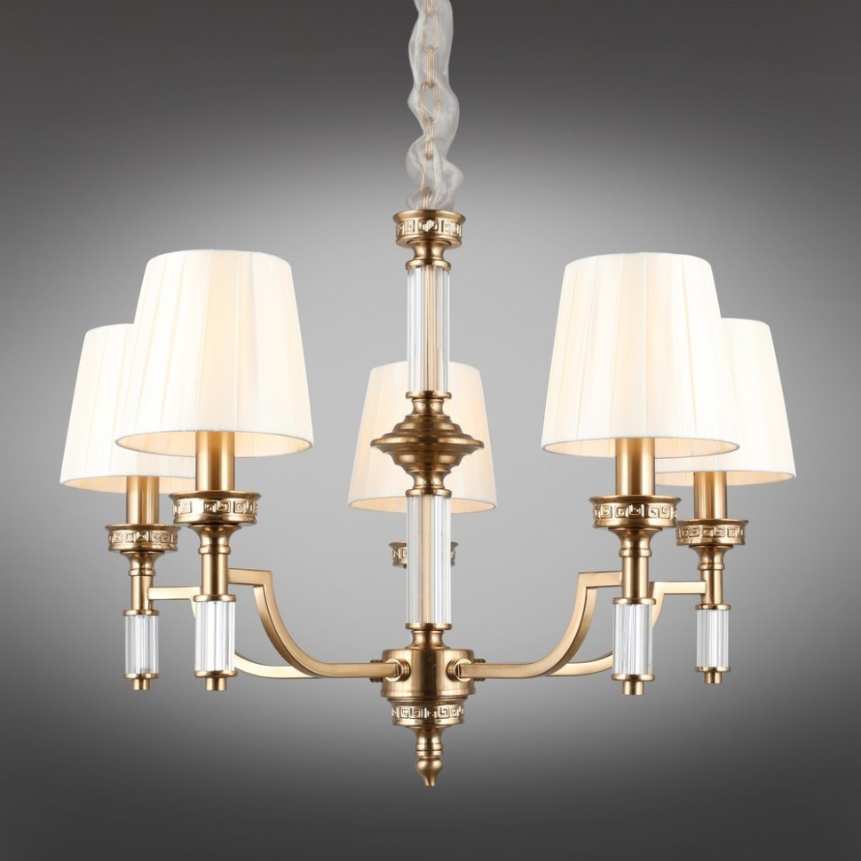 APL.716.13.05 APLOYT Подвесная люстра Patricia, бронза, E14*5*40W