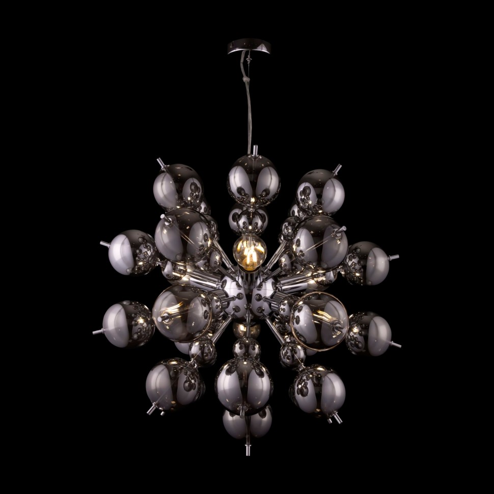 MOD133PL-06CH MAYTONI подвесная люстра Bolla, E27*6*60W, хром, серый