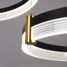 A2185SP-3BK ARTE LAMP подвесная люстра 3 кольца Mercury с пультом 226W, 80-60-40см диаметр