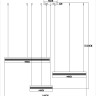 A2185SP-3BK ARTE LAMP подвесная люстра 3 кольца Mercury с пультом 226W, 80-60-40см диаметр