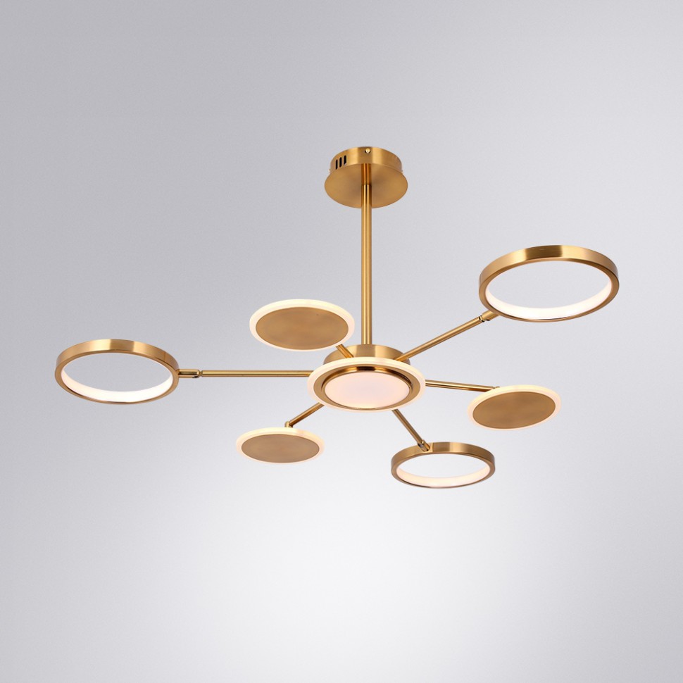 A1363PL-6PB Arte Lamp потолочная LED люстра на штанге Sienna, с пультом