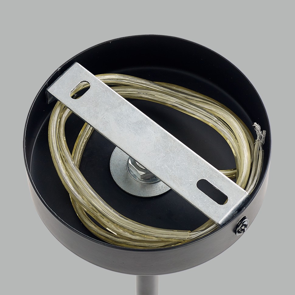 6581/6 LUMION Потолочная люстра на штанге MELODY, черный, золотой, шарики 120мм, E14*6*40W