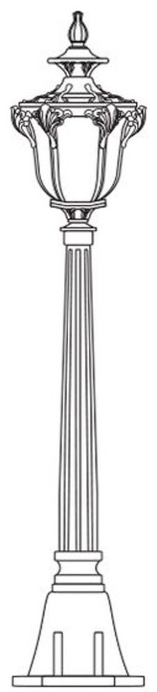 11426 FERON Флоренция наземный уличный фонарь 106см