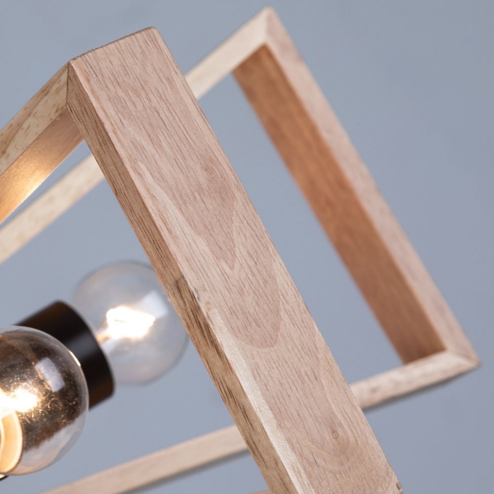 A8030PL-6BK ARTE LAMP потолочная люстра Brussels, дерево, черная