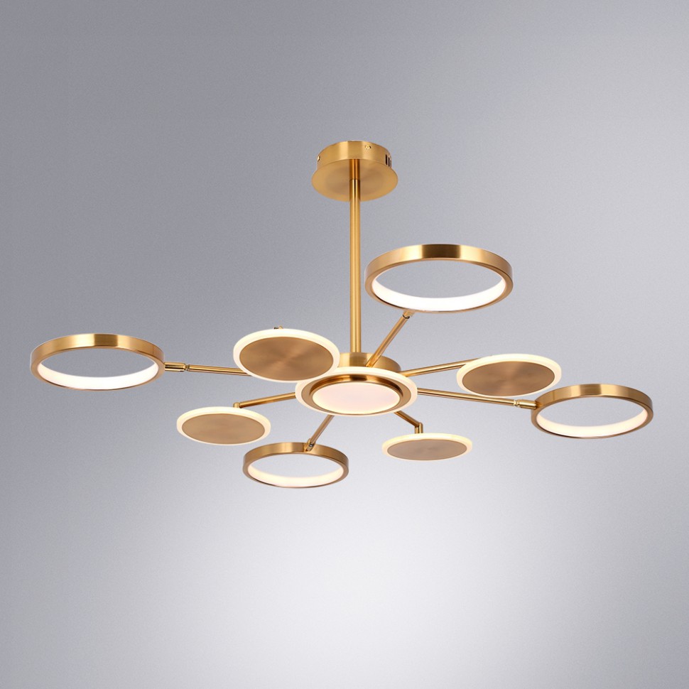 A1363PL-8PB Arte Lamp потолочная LED люстра на штанге Sienna, с пультом, 80W