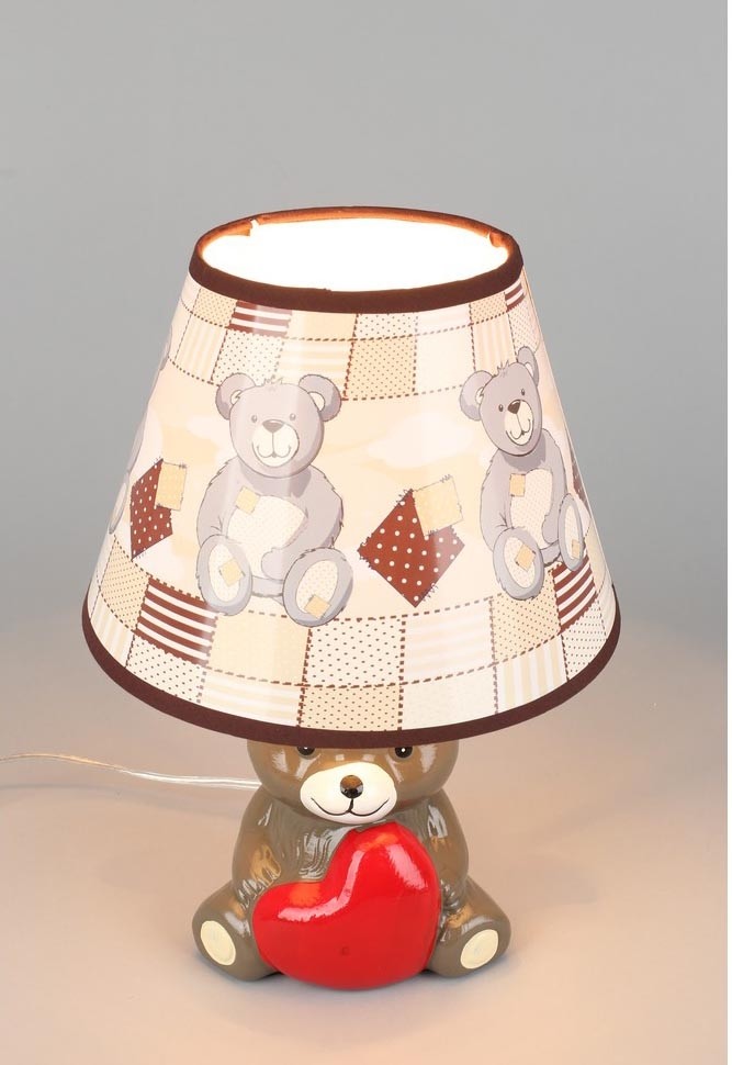 OML-16404-01 OMNILUX детская настольная лампа керамика Marcheno