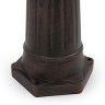 O413FL-03BZ MAYTONI уличный фонарный столб Albion, черный, коричневый, 205см, E27*3*60W