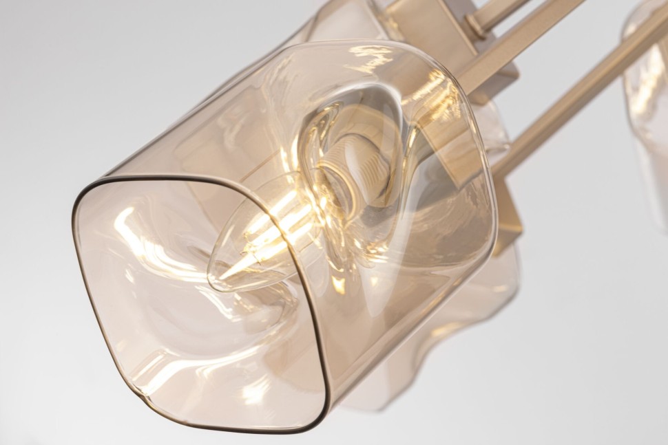 FR5095CL-06G FREYA потолочная люстра Isabella, E14*6*40W, матовое золото