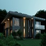 7071/15WL ODEON LIGHT NATURE черная светодиодная архитектурная подсветка LONG, металл, IP65, 16W, угол рассеивания 15°, 3000K