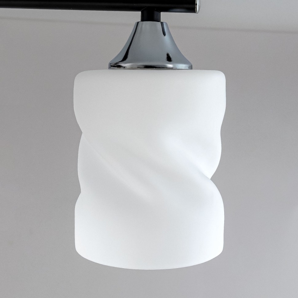 CL132165 Citilux Люстра потолочная Нильс, черный, хром, E27*6*60W