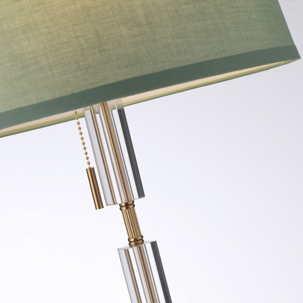 4887/1F ODEON LIGHT EXCLUSIVE торшер LONDON, хрусталь, зеленый и бронза