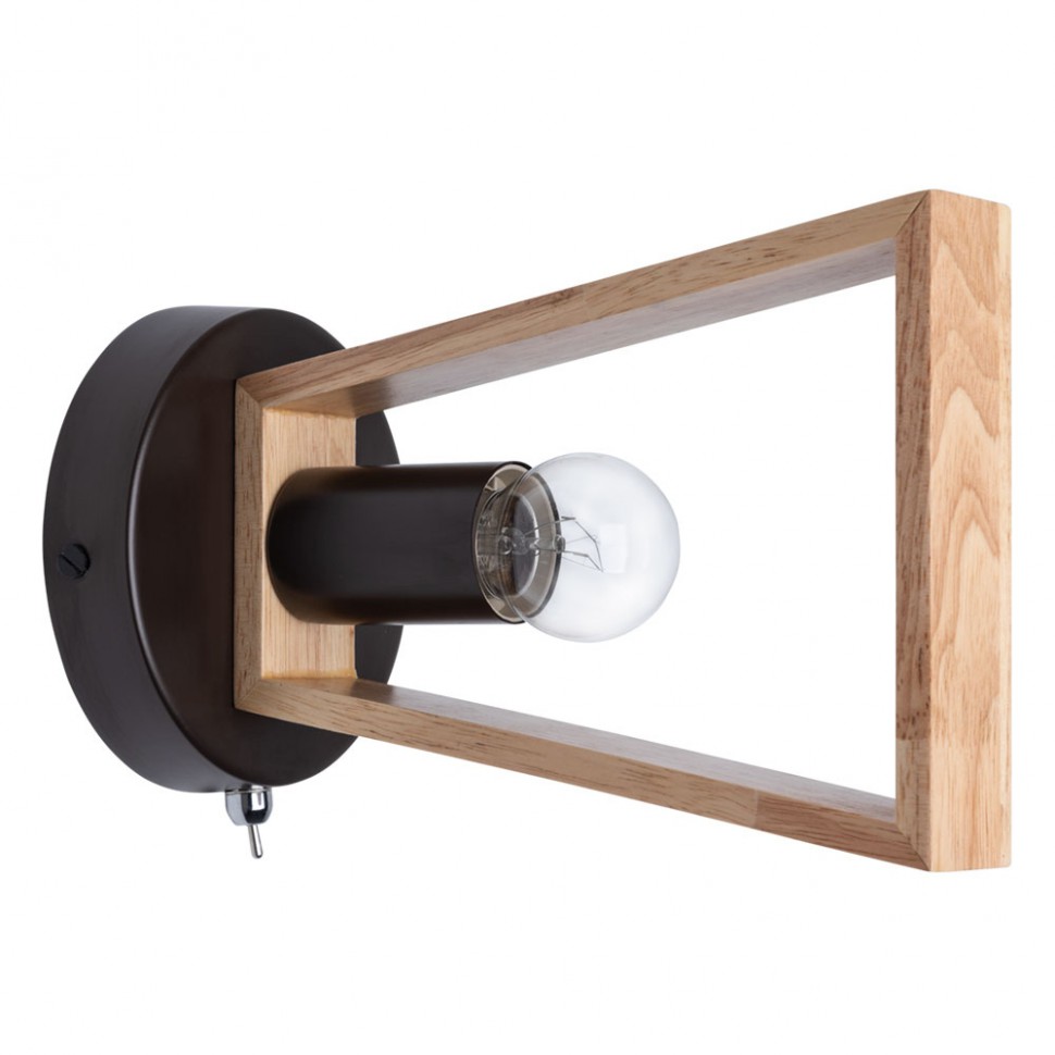A8030AP-1BK ARTE LAMP Бра с выключателем Brussels, дерево, черное