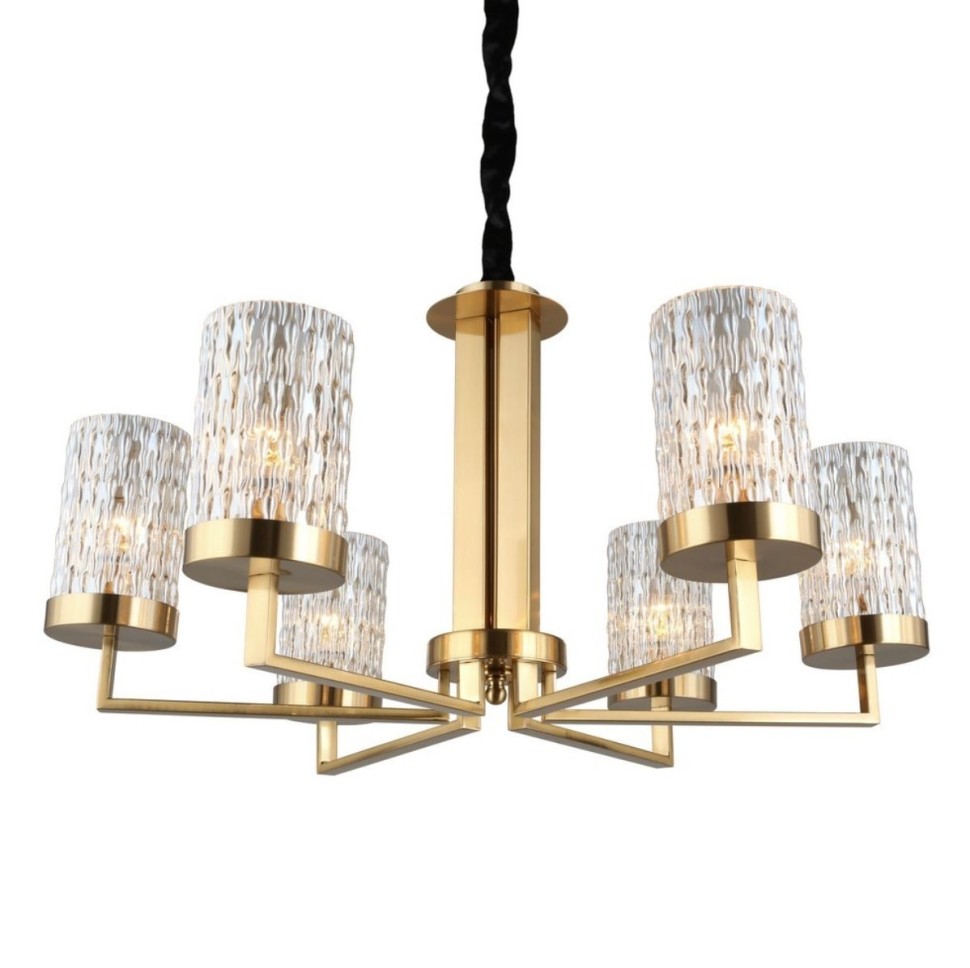 OML-84713-06 OMNILUX подвесная люстра Maiera, золото, E14*6*40W