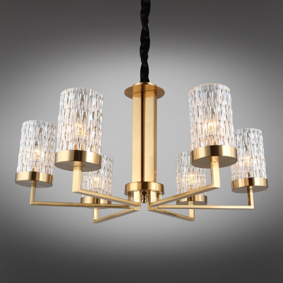 OML-84713-06 OMNILUX подвесная люстра Maiera, золото, E14*6*40W