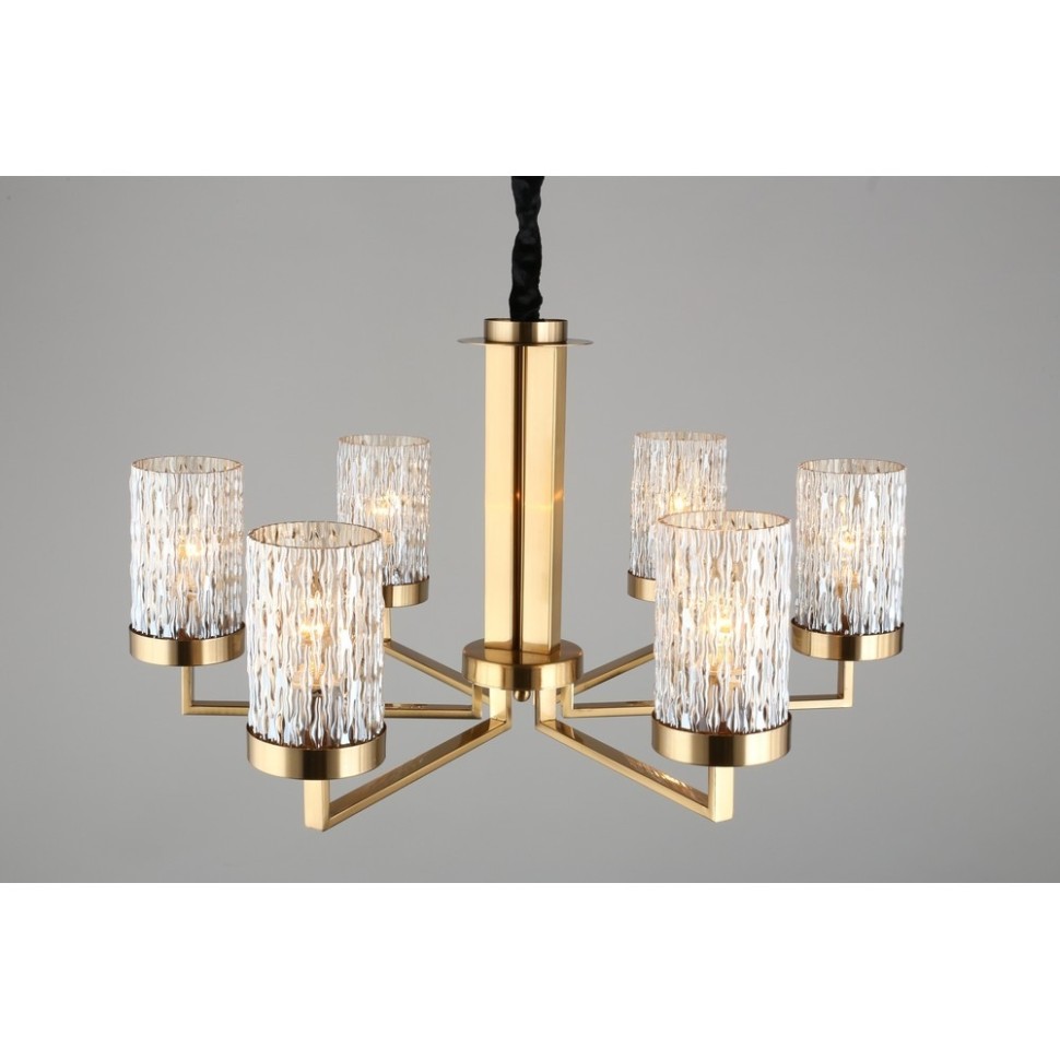 OML-84713-06 OMNILUX подвесная люстра Maiera, золото, E14*6*40W