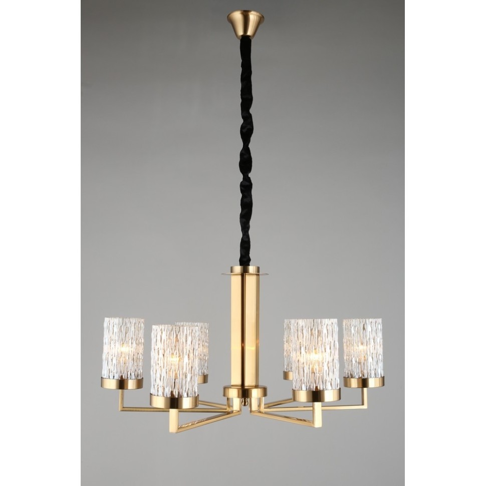 OML-84713-06 OMNILUX подвесная люстра Maiera, золото, E14*6*40W