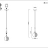 SLE1096-103-01 EVOLUCE Подвесной светильник Aveiro, хром, G9*1*5W