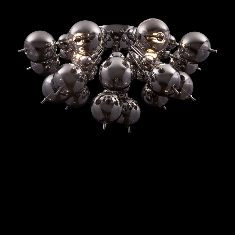 MOD133CL-04CH MAYTONI потолочная люстра Bolla, E27*4*60W, хром, серый