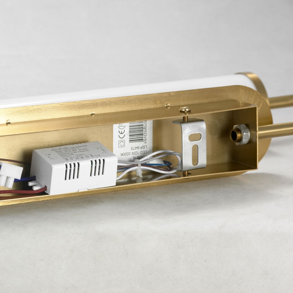 LSP-8473 LUSSOLE Loft настенный светодиодный светильник, матовое золото, 12W, 3000K