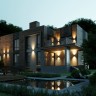 7071/16WL ODEON LIGHT NATURE черная светодиодная архитектурная подсветка LONG, металл, IP65, 16W, угол рассеивания 45°, 3000K