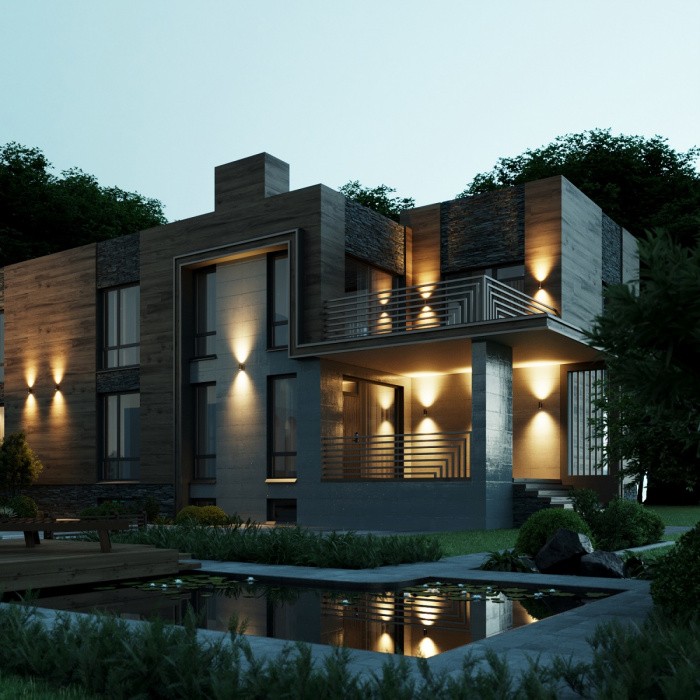 7071/16WL ODEON LIGHT NATURE черная светодиодная архитектурная подсветка LONG, металл, IP65, 16W, угол рассеивания 45°, 3000K