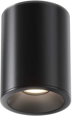 C029CL-01B Maytoni Technical Черный потолочный светильник Zoom влагозащищенный IP65, GU10*1*50W