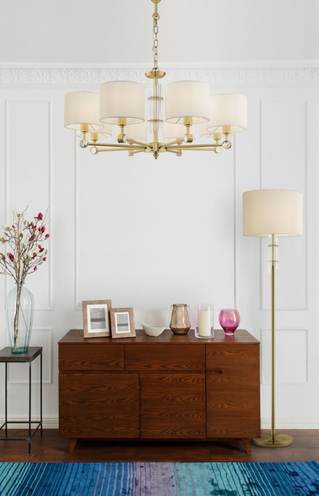 MOD088FL-01BS Maytoni Торшер Alloro, латунь