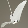 4903/1A ODEON LIGHT Birds Белый подвесной светильник, 1xGU10x5W, белый и хром