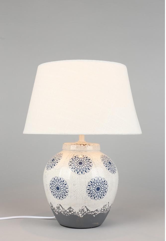 OML-16804-01 OMNILUX настольная лампа керамика Salutio