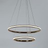 A2198SP-2GO ARTE LAMP подвесная светодиодная люстра 2 кольца Meridiana с пультом, 70W, 3000-6000K, 60-40см диаметр, золото