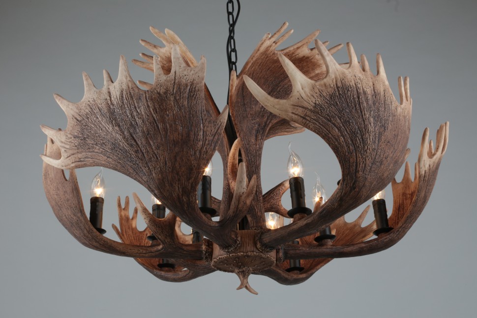 OML-52203-12 Omnilux Sinio подвесная люстра Рога