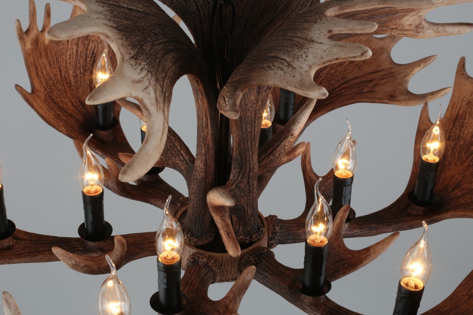 OML-52203-12 Omnilux Sinio подвесная люстра Рога