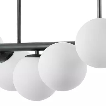 815187 LIGHTSTAR подвесная люстра на штанге Croco, черная, Е14*8*40W