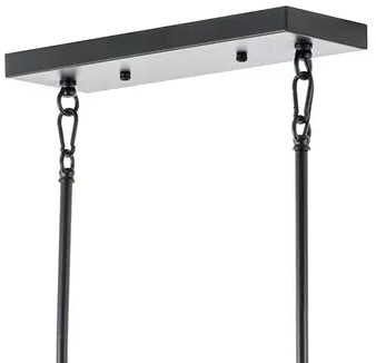 815187 LIGHTSTAR подвесная люстра на штанге Croco, черная, Е14*8*40W