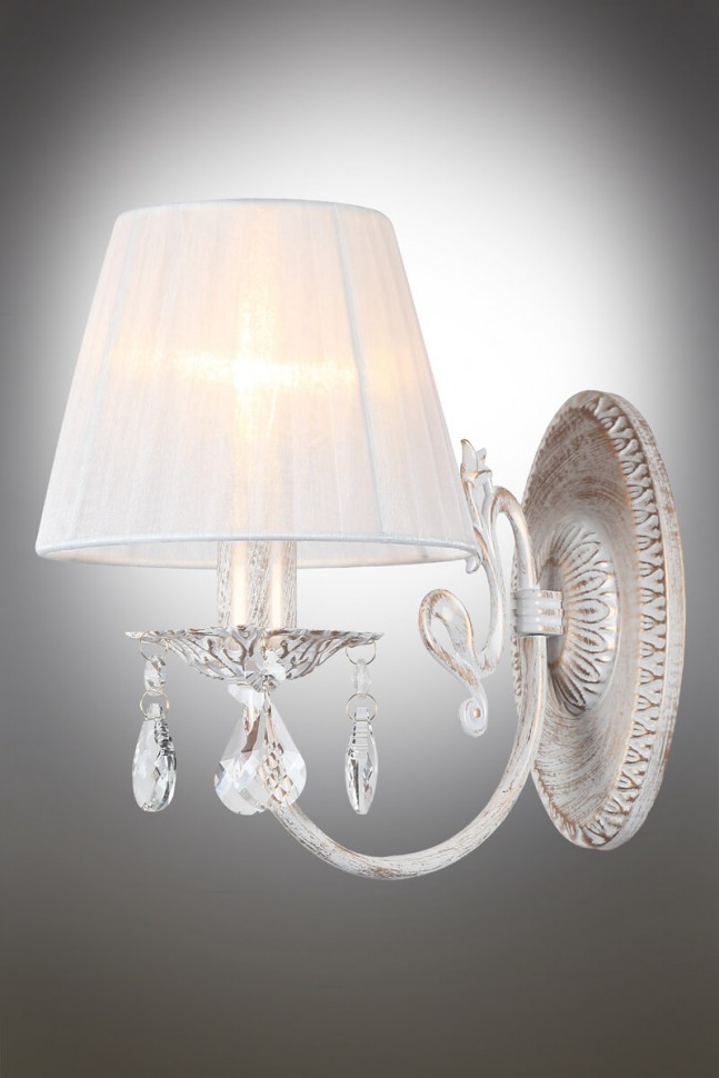 OML-53201-01 OMNILUX бра Bantine, белое с золотой патиной