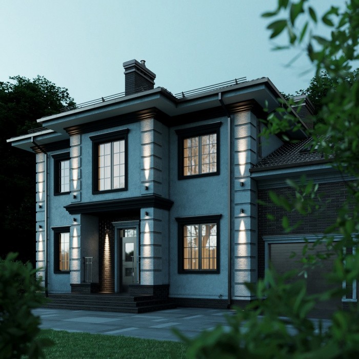 7071/7WL ODEON LIGHT NATURE черная светодиодная архитектурная подсветка LONG, металл, IP65, 8W, угол рассеивания 15°, 3000K