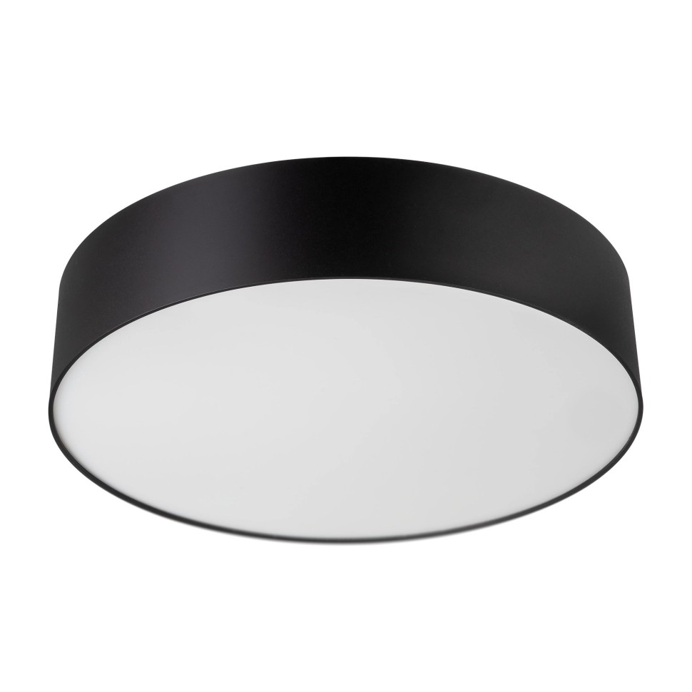 CL755291 CITILUX черный светодиодный настенно-потолочный накладной светильник Bart, 24W, 4000K, IP40, 295мм диаметр