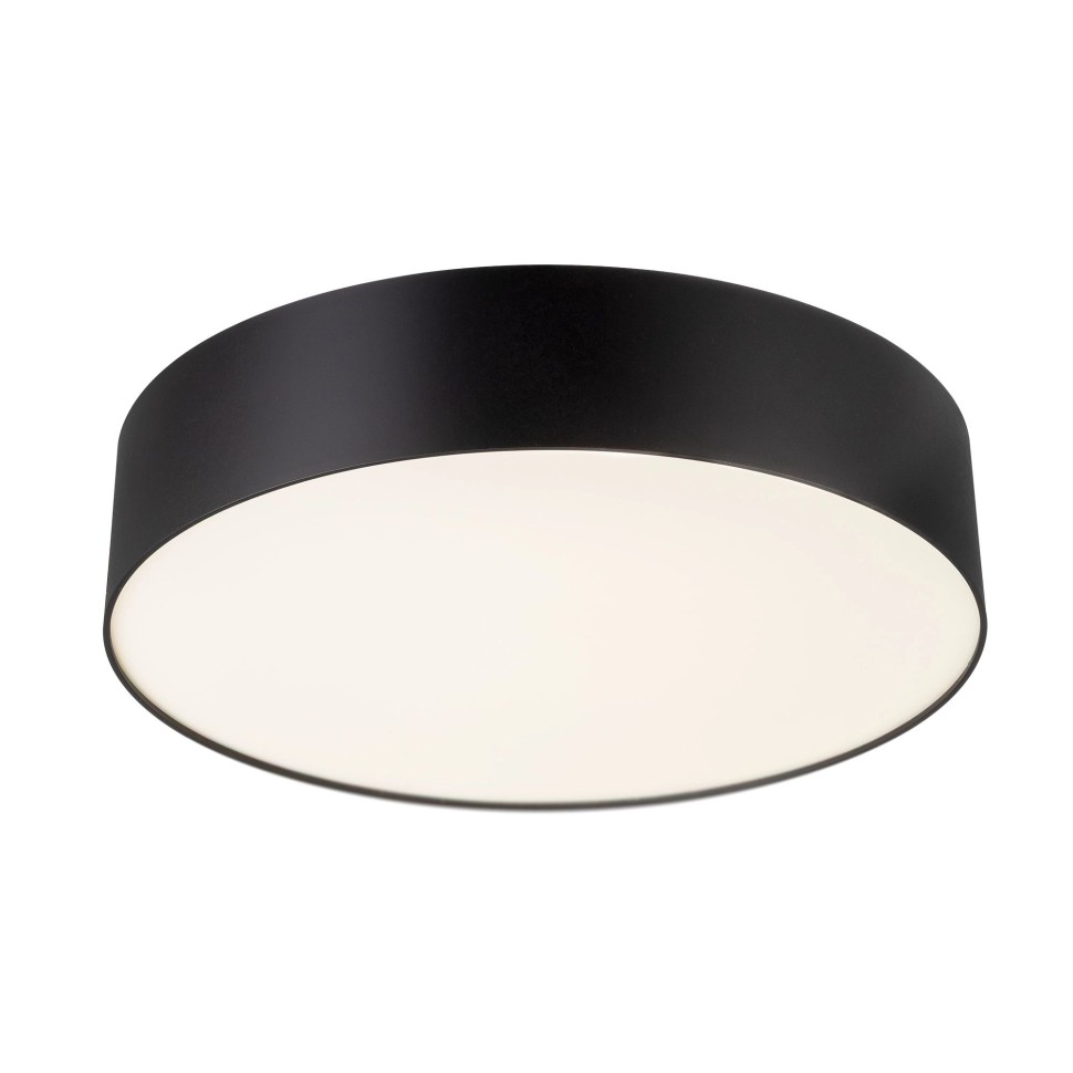 CL755291 CITILUX черный светодиодный настенно-потолочный накладной светильник Bart, 24W, 4000K, IP40, 295мм диаметр