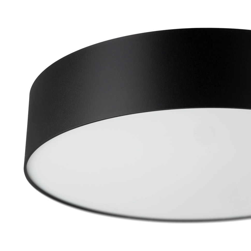 CL755291 CITILUX черный светодиодный настенно-потолочный накладной светильник Bart, 24W, 4000K, IP40, 295мм диаметр