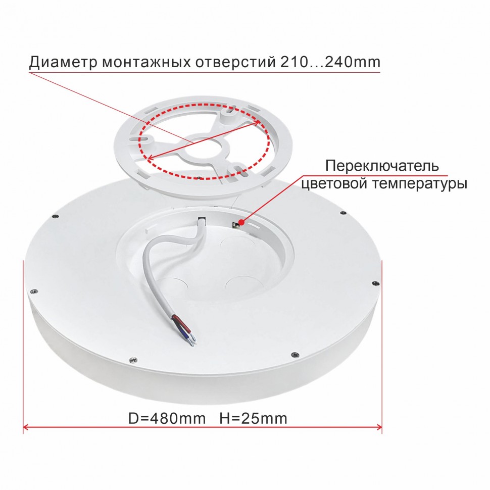 CL738401V Citilux Светильник накладной Бейсик Черный