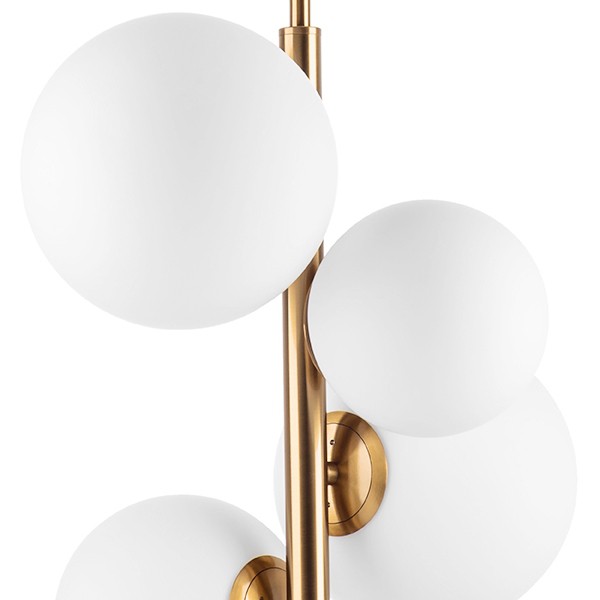 815053 LIGHTSTAR подвесной светильник Croco, латунь, Е14*5*40W