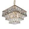 OML-72603-08 OMNILUX Arenella подвесная люстра хрусталь квадрат 45х45см
